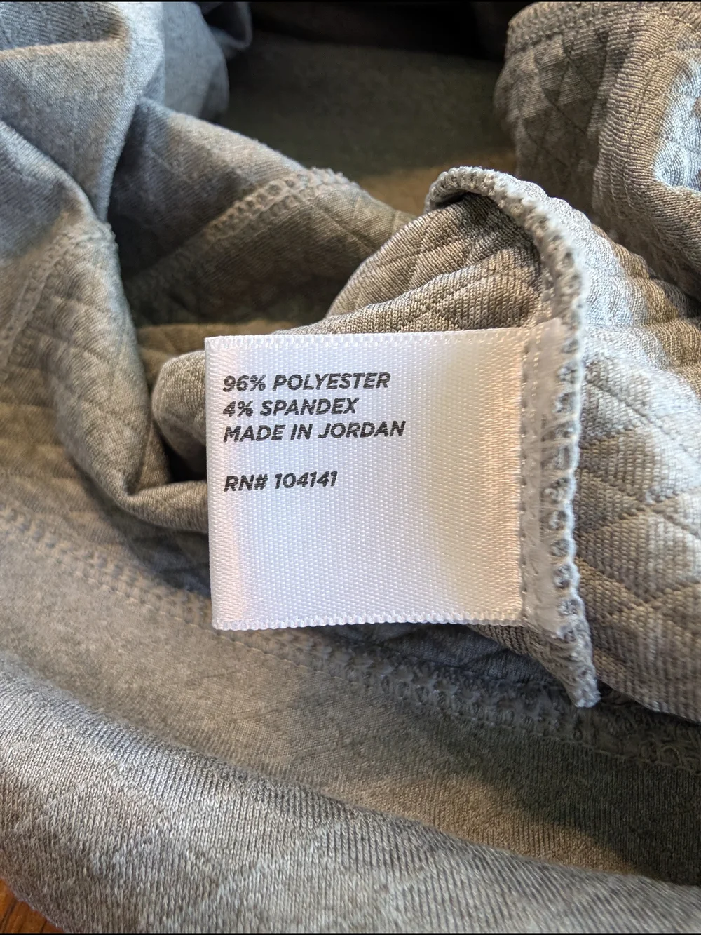 Lady Hagen Gray Jacket Womens Large Quilted Full Zip Golf Activewear Athleisure